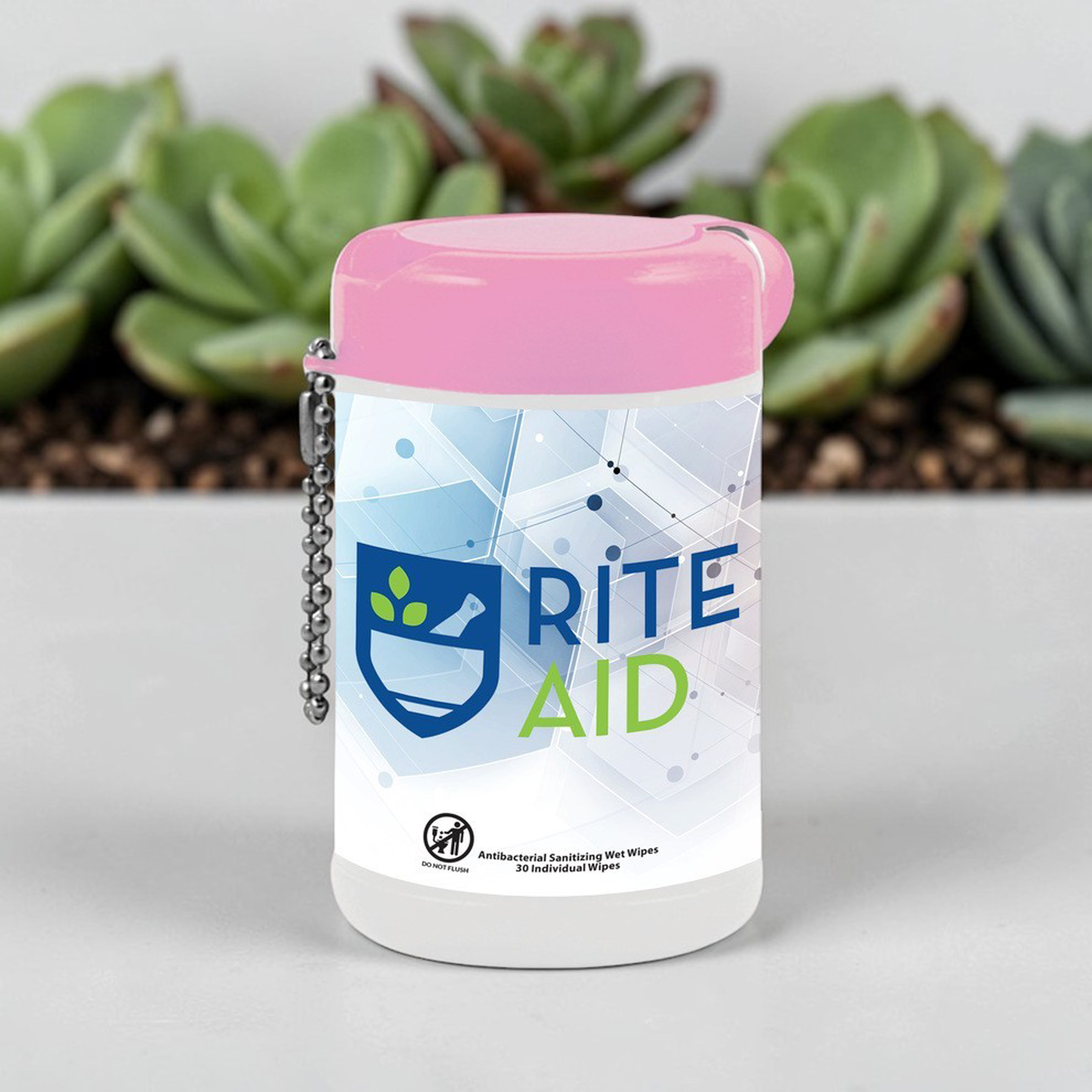 30 Tek-Wipes Anitbacterial In Canister