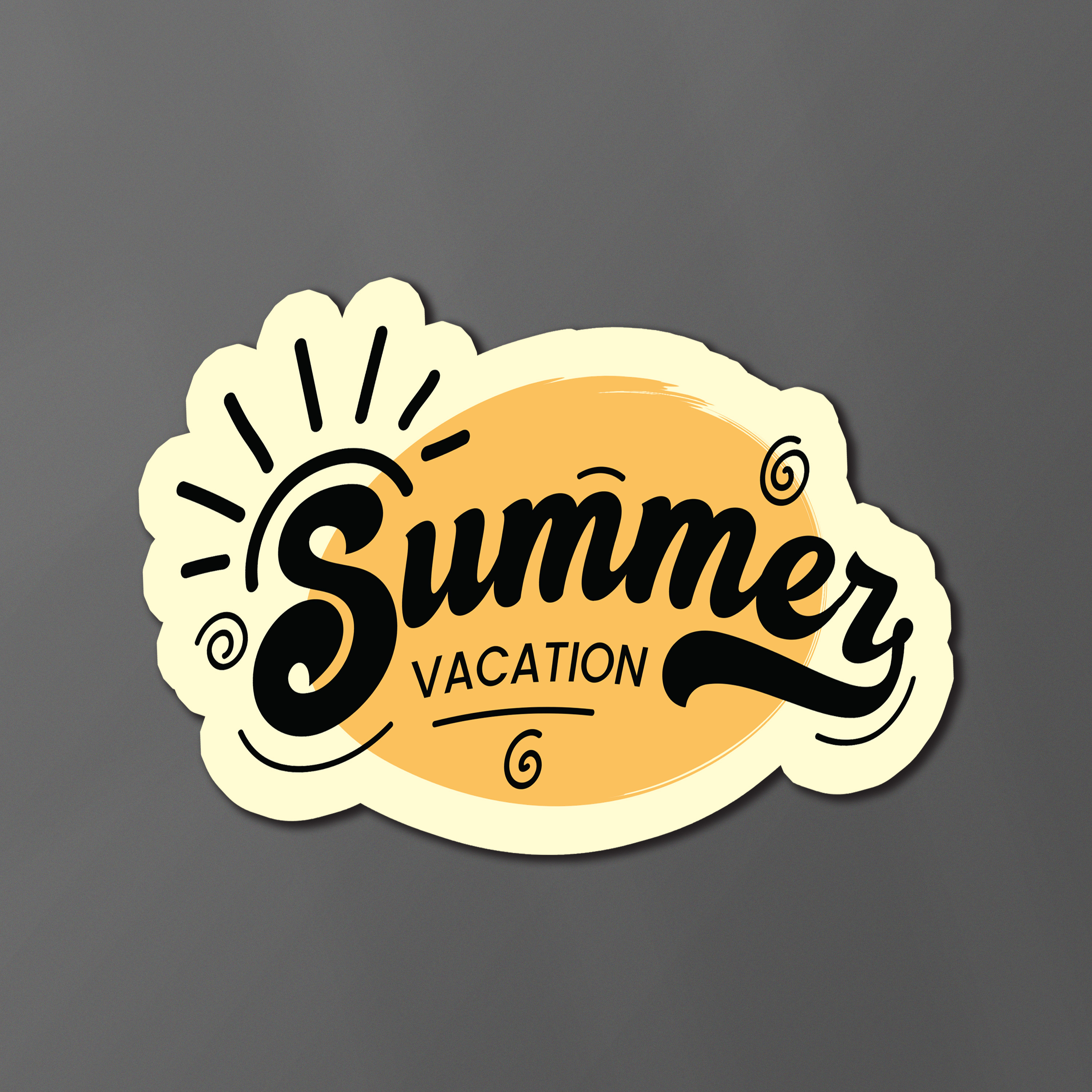 5" x 4" Vinyl Die Cut Sticker 6mil