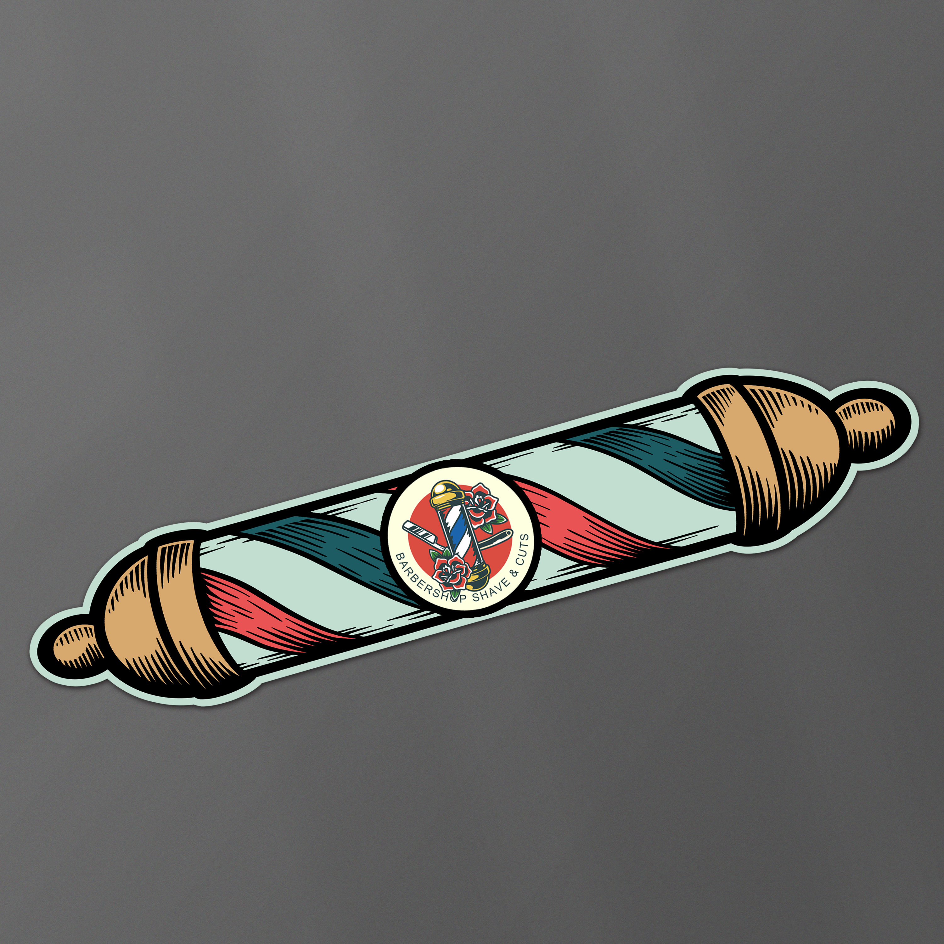 11.5" x 3" Vinyl Die Cut Sticker 6mil