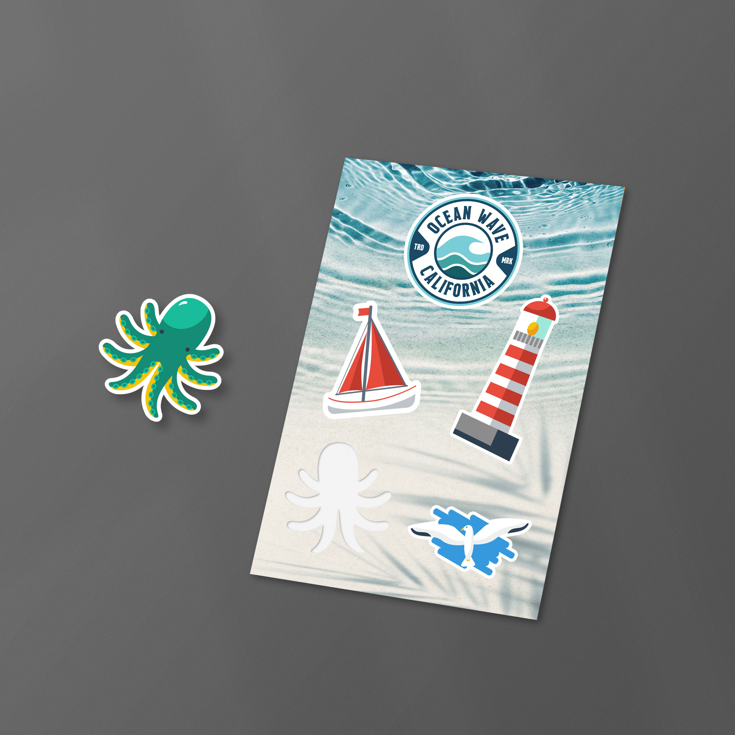 3" x 5" Vinyl Sticker Sheet 6mil