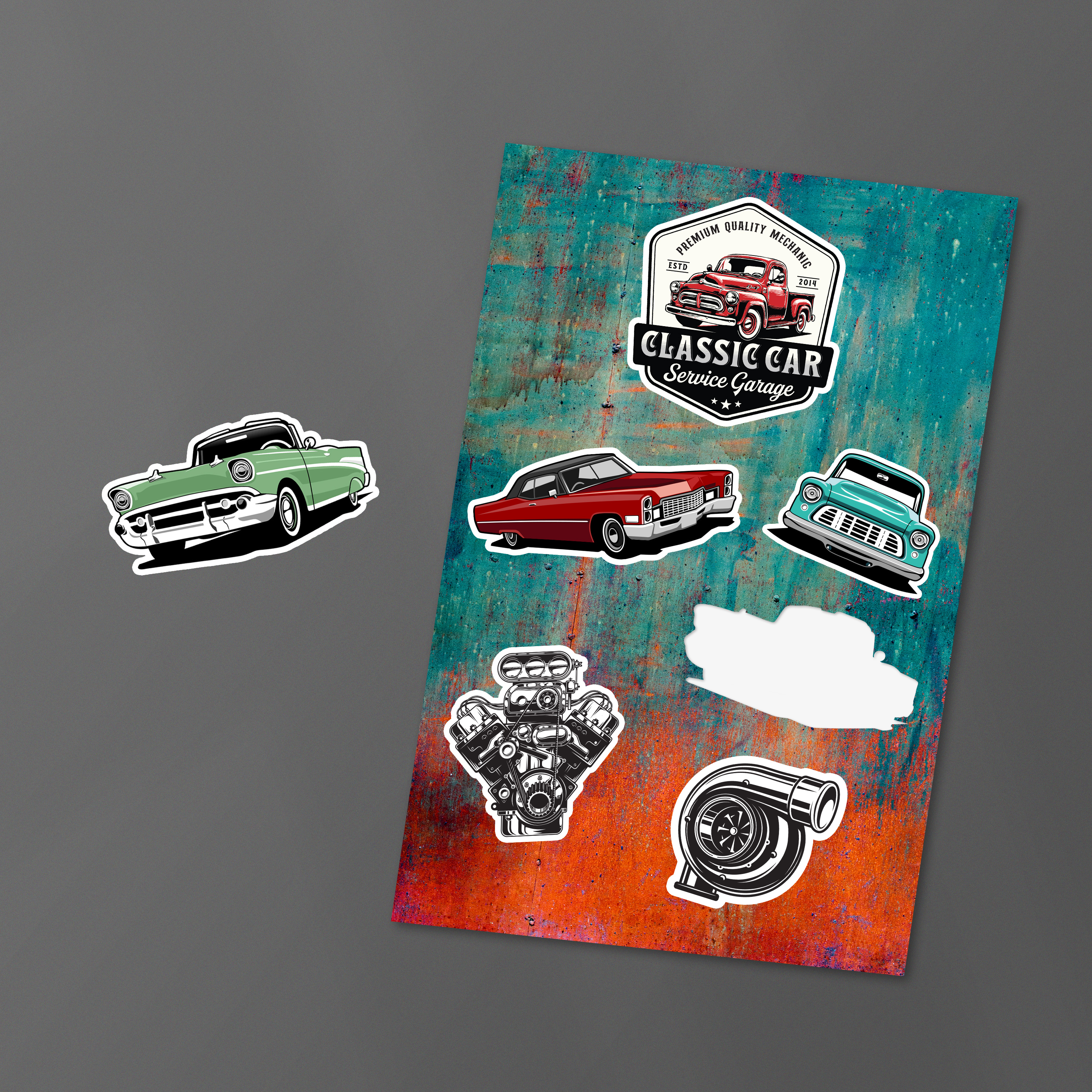 4" x 6" Vinyl Sticker Sheet 6mil