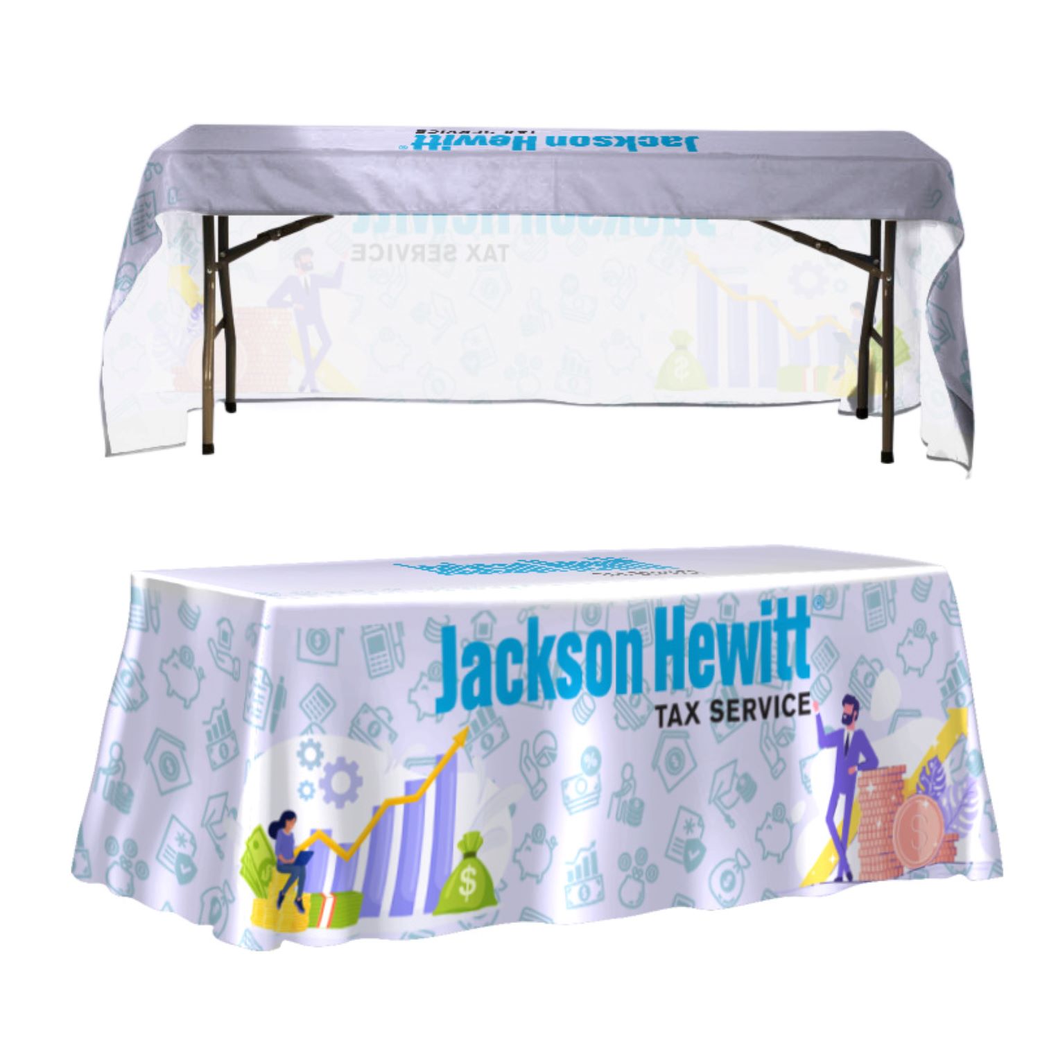 Standard Table Cover With Open Back 8